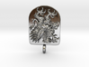 Griffin Gryphon Heraldic Crest Shield Pendant  3d printed Griffin Heraldic Coat of Arms Pendant 