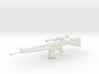 1:6 Miniature Heckler & Koch G3 Rifle 3d printed 