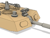 1:72 M1A3 Abrams MBT Conversion 3d printed Render of assembled parts