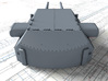 1/192 H Class 40.6 cm/52 (16") SK C/34 Guns 3d printed 3D render showing Anton and Dora Turret detail