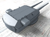 1/200 H Class 40.6 cm/52 (16") SK C/34 Guns 3d printed 3D render showing Anton and Dora Turret detail