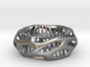 Chunky Voronoi​ Sterling Silver / Gold Bracelet 3d printed 