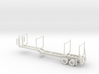 Timber Trailer Dropped Center With Wheels Fixed 1- 3d printed 