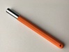 Varita Pen Body 8 sides 3d printed Varita chrome pen kit using orange versatile plastic tube (capped)