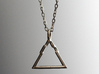 Triangle Cross pendant - Small/Medium 3d printed 