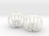 Golden Ratio Cage Earings  --mk1 3d printed 