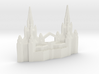 Low profile San Diego Christmas Ornament 3d printed 