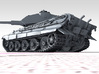 1/72 German Pz.Kpfw. VI Ausf. B (P) Tank 3d printed 3d render showing product detail