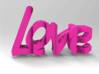 Love/Hate Flip 3d printed 