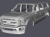 Hood Doors Tailgate 1/10 Ford Excursion body parts 3d printed 