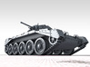 1/160 (N) Crusader Mk I Medium Tank 3d printed 3d render showing product detail