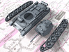 1/87 (HO) British Crusader Mk III Medium Tank 3d printed 3d render showing product parts