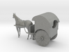 S Scale Horse Drawn Two Wheel Buggy 3d printed This is a render not a picture
