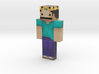 king | Minecraft toy 3d printed 