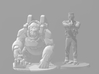 Duke Nukem 1/60 miniature for games terminator 3d printed 