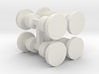 8 Buffers for Wooden Railway Trains 3d printed 