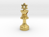 MILOSAURUS Jewelry David Star Chess King Pendant 3d printed 