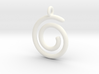 Spiral Pendant 3d printed 