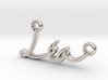 Lea First Name Pendant 3d printed 