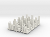 Oil Refinery Set of 12 3d printed 