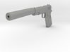 M1911 with Silencer Replica 3d printed 