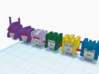 Heads for Terrorcon Kreons (Set 2 of 2) 3d printed Design in color
