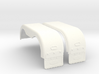 1/24 scale Rear Fender cover Part short type 1 3d printed 