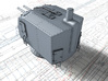 1/200 French Navy 100mm/45 (3.9") CAD Mle 1937 x3 3d printed 3d render showing product detail