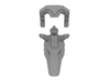 Mini Knight - Anubis Head & Cowl 3d printed 