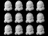 (Legion) 12x Clone Trooper Phase 2 Helmets 3d printed 