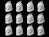 (Legion) 12x Clone Trooper Phase 1 Helmets 3d printed 
