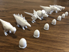 DINO CHESS Pieces - Standard Size - Half Set 3d printed 