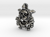 Double Sided Life Death Orchid Skull pendant 3d printed Skull Orchid Pendant.

