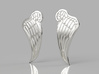 Angel wing pendent (Right side) 3d printed 