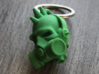 DJ Punk Skull Keychain 3d printed 