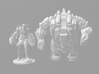 Stone Golem 45mm DnD miniature for games and rpg 3d printed 