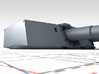 1/700 SMS Nassau 28cm/45 (11") SK L/45 Guns x6 3d printed 3d render showing product detail