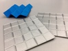 Origami Press - Miura Fold 3d printed Example print on desktop 3D printer with origami model