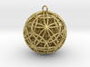 IcosaDodecasphere w/ FOL Stel. Icosahedron Pendant 3d printed 
