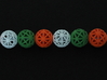 torus_pearl_loop_type4_normal 3d printed White is type8, Green is type6 and Orange is type4.