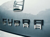Leon Cupra Logo Text Letters (Large) 200mm 3d printed Finished with black spray paint