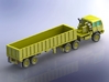 FMTV M1088 Tractor w. M871 Trailer 1/200 3d printed 