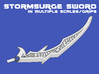 StormSurge Sword (3mm, 4mm, 5mm) 3d printed cover render