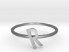 Letter R Ring 3d printed 