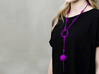 3d printed art inspired geometric necklace 3d printed 