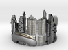 Chicago - Skyline Cityscape Ring  3d printed 