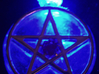 Light up pentacle necklace (front) 3d printed It glows