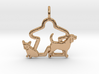 Meeple dog lover pendant gamer necklace 3d printed 