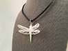 Dragonfly Pendant 3d printed does not include cord and fastenings.