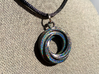 Triple Spiral Pendant 3d printed Does not come painted. See video below for more info.
